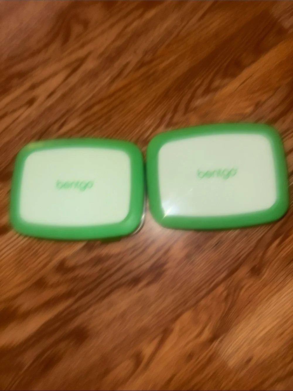 BENTGO 2 pack green kids lunch boxes